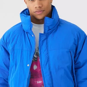 Parka d'hiver pour homme, coupe ajustée, à capuche, fabriquée par des professionnels, options de tailles plus grandes, séchage rapide, respirante, écologique, veste matelassée - Product Image 6