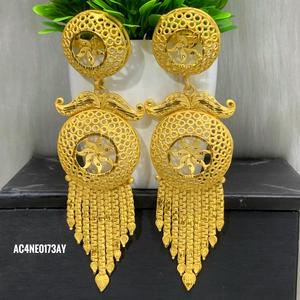 Long <b>Necklace</b> Set Gold Plated Online Design Fashion Jewellery Buy Long Jewellery Online in India - Product Image 3