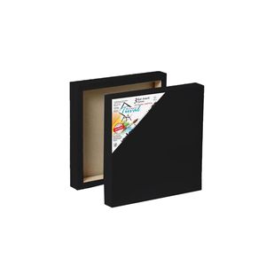 25x30 CM. Il PROF. Arte ISTANBUL tela nera - Product Image 1