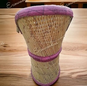 Chaise de dossier en bois de canne en bambou écologique faite à la main antique traditionnelle chaise Design élégante pour salon jardin - Product Image 4