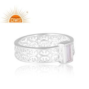 Hot Design 925 Silver Natural <b>Cz</b> Gemstone <b>Ring</b> Custom Jewelry For Women Gift For Her - Product Image 4