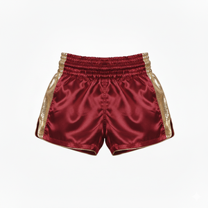 Shorts de Muay Thai personnalisés avec logo brodé Hip Hop, qualité supérieure, couleur unie, vêtements de combat Muay Thai - Product Image 5