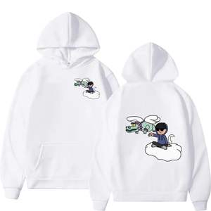 Hot Selling Custom Print 100% Cotton Heavyweight Puff Print Pullover Hoodies High Quality Men's Hoodies - Product Image 4