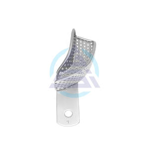 Plateau d'empreinte dentaire quadrant en vrac, supérieur gauche/dessous droit, perforé |   Plateau orthodontique de morsure à dents partielles - Product Image 1