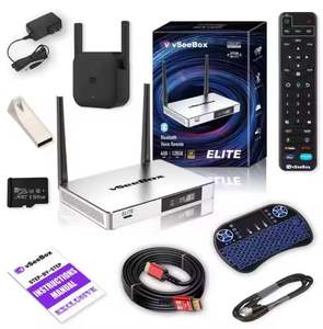 Discount sales-Original-VSeeBox Elite 2025 <b>Android</b> 10 <b>TV</b> <b>Box</b> 4GB RAM 128GB ROM,8K Ultra HD High Speed-Ready To Be Shipped - Product Image 3