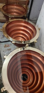 Luz colgante náutica industrial/colgante grande ancho para bar y restaurante iluminación de latón decoración metal cobre luz colgante - Product Image 4