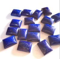 Cabochon rectangulaire en lapis-lazuli bleu naturel, dos plat, 2x4mm 20x30mm, pour la fabrication de bijoux DIY, tailles personnalisées, marque AMARA, troisième qualité