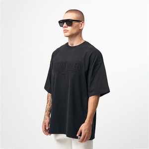 Vente en gros 2025 été nouveau Premium personnalisé surdimensionné goutte épaule grande taille T-shirts pour hommes - Product Image 3