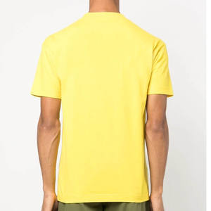 T-shirt lourd conception personnalisée vierge 100% coton col rond hommes couleur unie t-shirts - Product Image 5