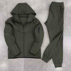 Conjunto de ropa deportiva de gimnasio informal de otoño para mujer, chaqueta negra con capucha y cremallera, pantalones para correr, Fitness, correr, transpirable, Logo impreso 2 1 - Product Image 1