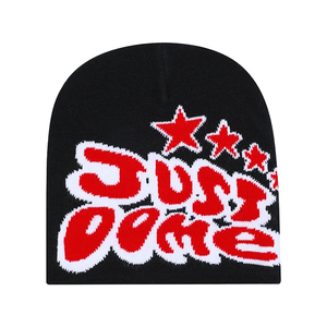 High Quality <b>Winter</b> Warm Acrylic Fibre Knit Beanie <b>Hat</b> Letter Jacquard Soft Knitted <b>Hat</b> for Woman <b>Man</b> - Product Image 2