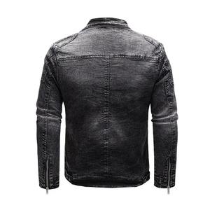 Chaqueta vaquera personalizada de alta calidad unisex Estilo Vintage con cierre de botón abrigo de invierno talla grande OEM ODM envío aéreo - Product Image 2