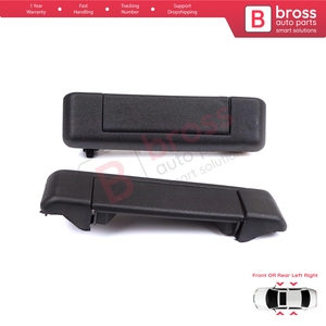 มือจับประตูด้านนอกซ้ายขวา สีดำ รุ่น BDP1444 สำหรับ 19 Super 5 Express Rapid Extra 7700793252 7700793253 - Product Image 4