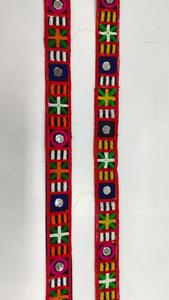 Cinta Jacquard de Tul con Adornos Bordados Personalizados, Encaje Trenzado, Poliéster/Metálico/Lentejuelas, Estilo Floral para Bolsos y Calzado - Product Image 6