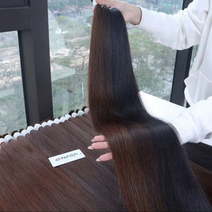 Prix de gros Extensions de cheveux en vrac 100% cheveux vietnamiens 1 paquet 100 grammes Couleurs claires Super Double dessiné 22 pouces - Product Image 1