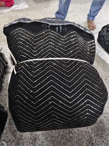 Handcrafted Dobby Knitted Satin Fabric with Embroidery <b>for</b> Weddings Parties & Special Occasions-Apparel & Home Textile Use - Product Image 3