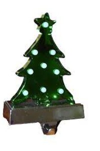 Juego de soporte de calcetín de Navidad de Metal de alta calidad elegante diseño de estrella y árbol percha de repisa para decoración del hogar - Product Image 4