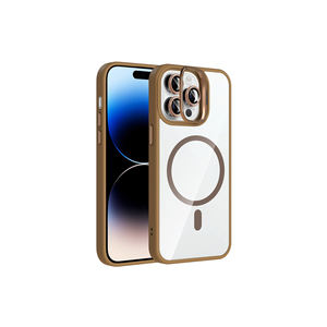 OMSY Etro for MagSafe <b>Case</b> for iPhone 14 Pro Max Premium Silicone TPU Kickstand and Camera Lens Protector Shockproof Cover - Product Image 1