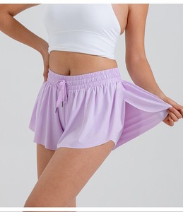 OEM Sweat Spandex Comfy <b>Lounge</b> Clothes Summer 2 in 1 Flowy Athletic Shorts for <b>Women</b> Gym Yoga Workout Running Shorts - Product Image 2