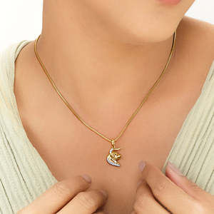 Collar con Colgante de Diamante del Zodiaco Tauro - Product Image 2