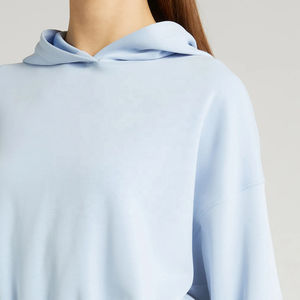 Sudaderas con capucha con estampado personalizado para mujer Tallas grandes Primavera Moda Logotipo frontal Fleece Transpirable Alta calidad - Product Image 4