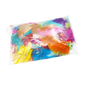 250pcs 4cm nhuộm đầy màu sắc không độc hại Thổ Nhĩ Kỳ Craft lông - Product Image 5