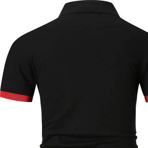 เสื้อโปโลผู้ชายแขนสั้นเสื้อยืดยุทธวิธีกีฬาเสื้อโปโลกีฬากอล์ฟเสื้อมีปกสไตล์ลำลองสำหรับทุกวัน - Product Image 6