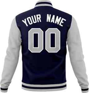 Custom High School Bomber Jacket Unisex Mens Varsity Letterman Jacket College Chaquetas de béisbol - Product Image 3