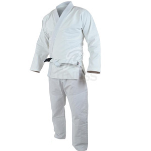 Uniforme de Jiu Jitsu Brasileño Personalizado, Color Blanco, Tejido Pearl Weave, Pantalones Rib Stop, Transpirable, 240g, Ropa Deportiva - Product Image 4