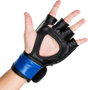 Gants de MMA légers et de haute qualité avec design à paume ouverte en matériau PU pour l'entraînement professionnel et la remise en forme - Équipement de MMA - Product Image 4