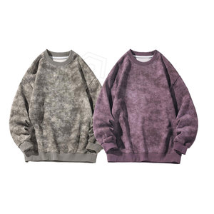 Sudaderas de secado rápido cálidas de invierno informales para hombre Patrón sólido de poliéster/algodón - Product Image 3