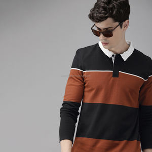 Polo de haute qualité avec logo brodé personnalisé Fit2Fight, polo décontracté promotionnel uni, polo à manches courtes pour hommes - Product Image 3