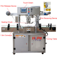 Machine de scellage automatique pour bouteilles en plastique, conteneurs en aluminium, scelleuse automatique de canettes, machine de scellage plastique, thermoscelleuse