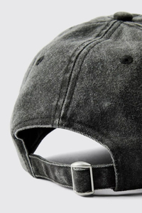 Casquette de baseball unisexe en denim, 6 panneaux, réglable, couleur unie, décontractée, 100 % coton, pour toutes les saisons - Product Image 4