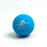 Balle de massage en silicone alimentaire haute densité couleur personnalisée, logo sur mesure, diamètre 63 mm, marque HSC pour relaxation des fascias à domicile