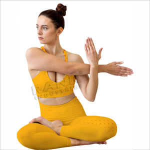 Ropa de entrenamiento Venta en línea Mujeres Yoga Set Pakistán Hecho Mujeres Yoga Set Venta al por mayor Mujeres Yoga Set - Product Image 2