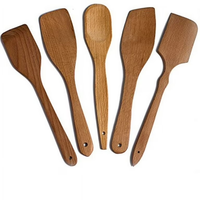 Keukenaccessoires Houten Spatel Gebruiksvoorwerpen Voor Het Koken Gebruikte Handgemaakte Houten Lepels Voor Het Koken Van Houten Spatels
