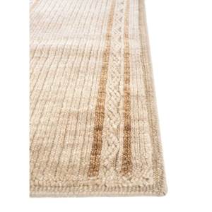 Alfombra de Lana Anudada a Mano Jaipur Rugs ZA LCA-1510 Thyme Gold con Patrón Geométrico para Sala de Estar y Decoración del Hogar - Product Image 4