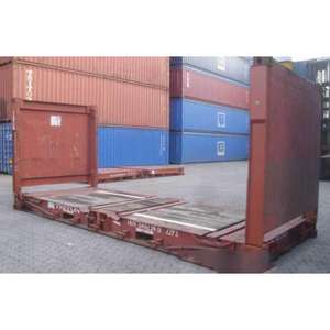 Conteneurs à support plat de 20 pieds et 40 pieds à vendre Conteneur à support plat de cargaison durable Exportateur - Product Image 2