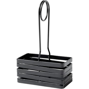 Support en métal noir élégant pour sel et papier, idéal pour organiser la table de cuisine – Distributeur de sel et de papier - Product Image 3