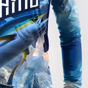 Vente en gros de meilleure chemise de pêche de pêcheur Oem personnalisée pour hommes, couleur de logo personnalisée bleue personnalisée, meilleure vente au Pakistan - Product Image 4