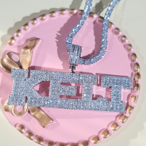 สร้อยคอลิงก์ไมอามี่ทรงคิวบา10K สีทองล้วนพร้อมกรอบโซ่เพชร18K สำหรับเป็นของขวัญสำหรับแร็ปเปอร์ที่ได้รับการรับรองสำหรับผู้ชาย - Product Image 3