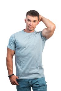 T-shirt ample en jersey respirant pour homme, personnalisé, en tissu tricoté, nouveau, surdimensionné, 100% coton, séchage rapide et lavage à l'acide - Product Image 4