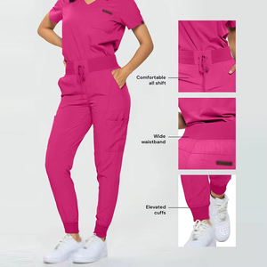 Nouvelle Collection : Tenues d'Infirmière et de Médecin Confortables pour Femmes – Pantalons Évasés et Uniformes de SPA en Gros - Product Image 3