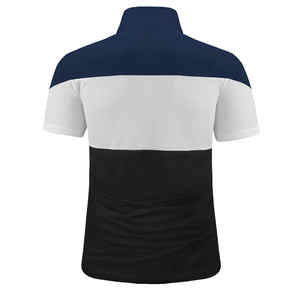 เสื้อโปโลผู้ชายคุณภาพสูง ระบายอากาศได้ดี สกรีนโลโก้ได้ ใส่สบาย แฟชั่นใหม่ล่าสุด ผ้าโพลีเอสเตอร์ผสมคอตตอน แขนสั้น - Product Image 6