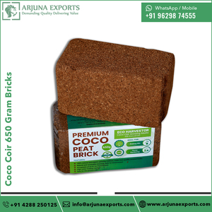 La mejor calidad 650 gramos de fibra de coco Bricks Buena Venta de turba natural para compradores de Nigeria - Product Image 2