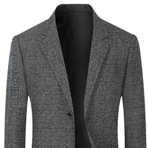 Ensemble pantalon et veste en laine mélangée pour homme, costume formel 2 pièces pour tenue de travail, taille personnalisée, logo personnalisé - Product Image 5