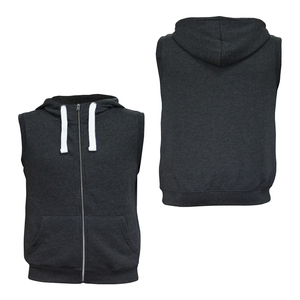 Vente en gros Sweat à capuche sans manches en polaire chaud pour hommes Pull à capuche décontracté Personnalisable Logo Design - Product Image 5