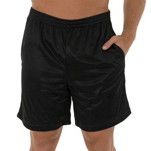 กางเกงขาสั้นกีฬาผ้าตาข่าย XS-6XL ของผู้ชายดีไซน์แบบกำหนดเองสีทึบสไตล์ลำลองผลิตจากโรงงาน - Product Image 6