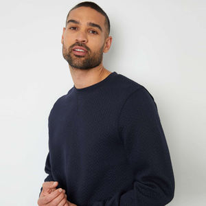 Sudadera Urbana Premium para Hombre, Hombros Caídos, 65% Algodón, 35% Poliéster, Felpa, Holgada, Informal, de Invierno, Estilo Casual, OEM, Marca Privada - Product Image 3